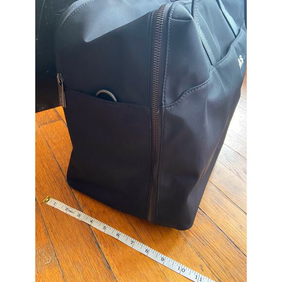 AWAY 'The Weekender' Black Travel Bag w/Pass Thru Sleeve Mens - Picture 10 of 12